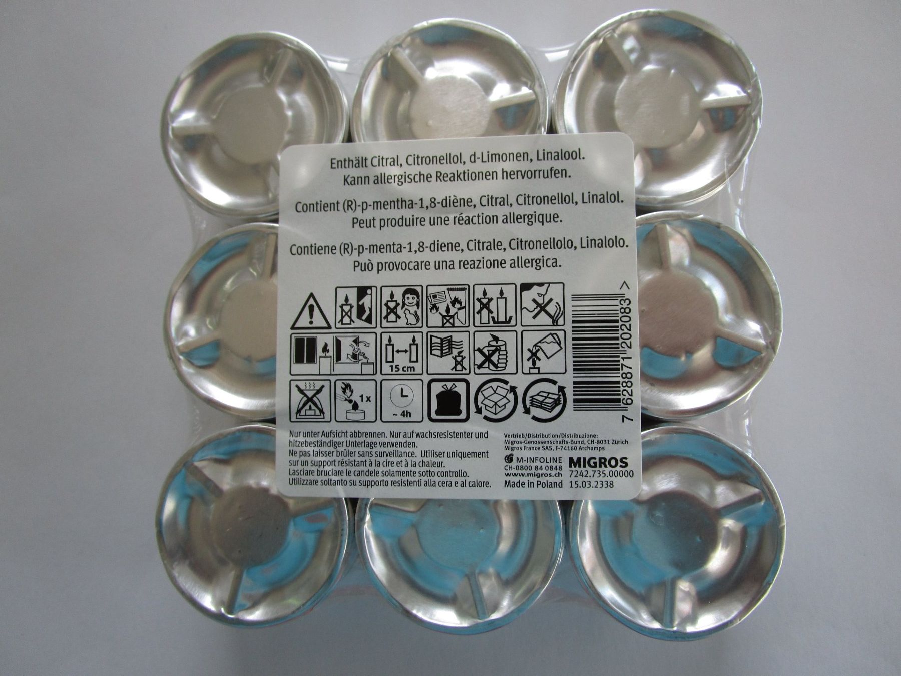 Kerzen: Réchaud Kerzen / Teelichter / Duft-Teelichter – Neu und originalverpackt aus Grenchen von Uhus15 1