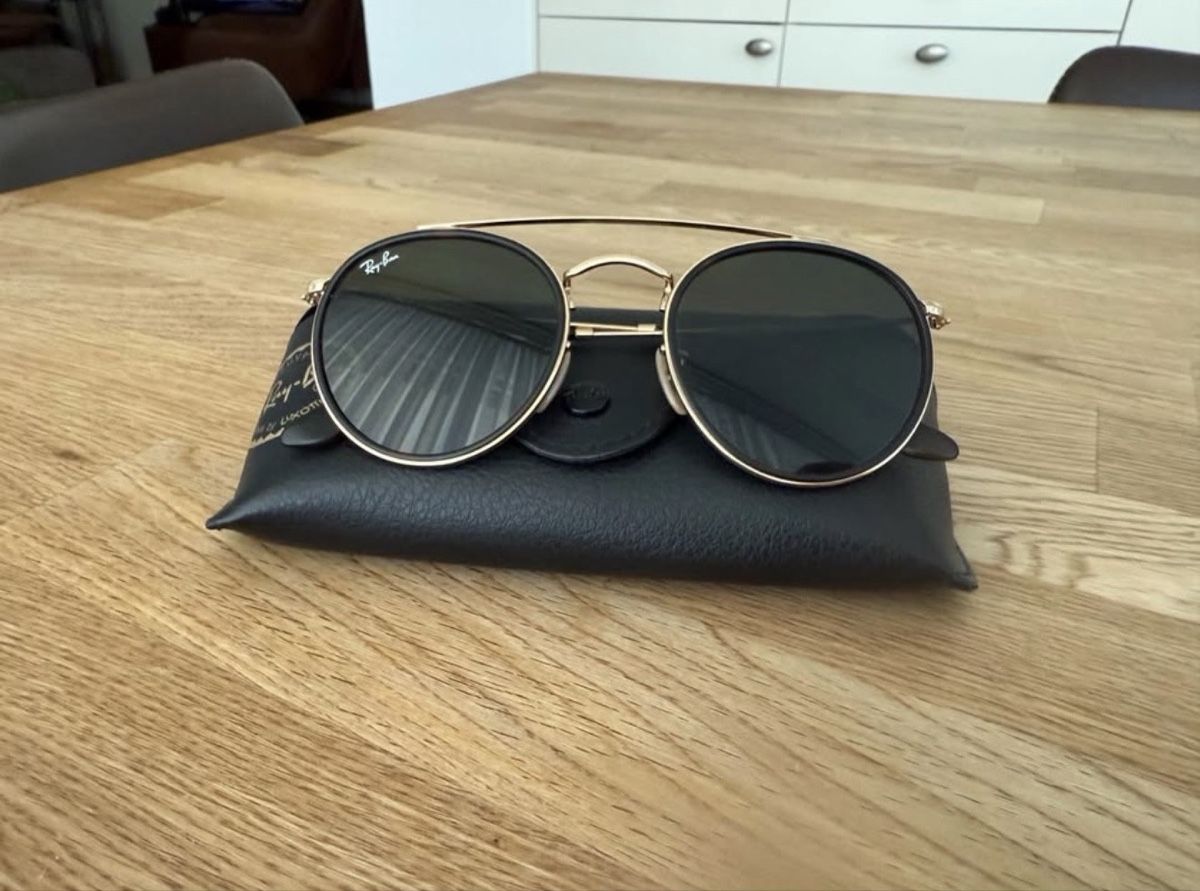 Ray-Ban Occhiali & Lenti: Ray-Ban. Original Round Double Bridge sunglasses – Usato da Uitikon Waldegg venduto da Sa_v9gp