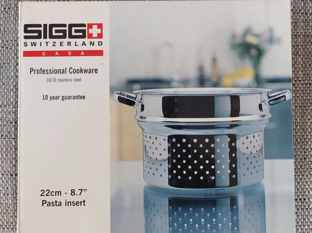 Faitout à Pâtes Tefal 22cm / 6 Litres - Avec Couvercle égouttoir Et Thermo-signal - Gaz