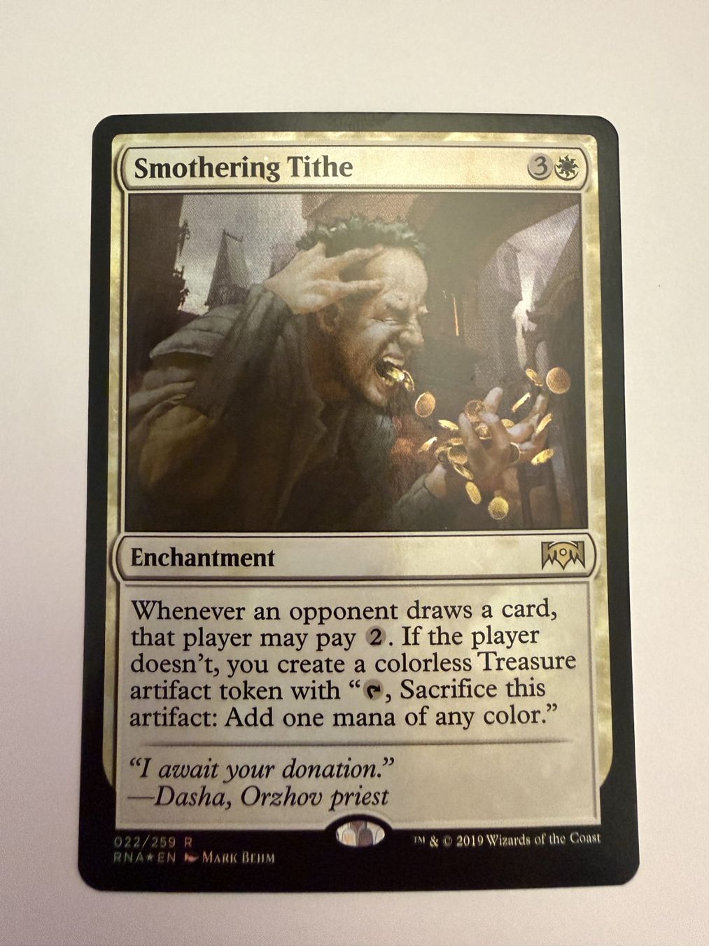Cartes: Carte Magic Smothering Tithe RNA – D'occasion à Kloten par Mumiiin