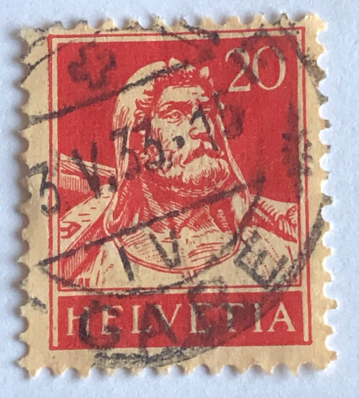 Tutti i francobolli: Tellbrustbild Nr.174 gestempel   – Usato da Aarau venduto da Billa007