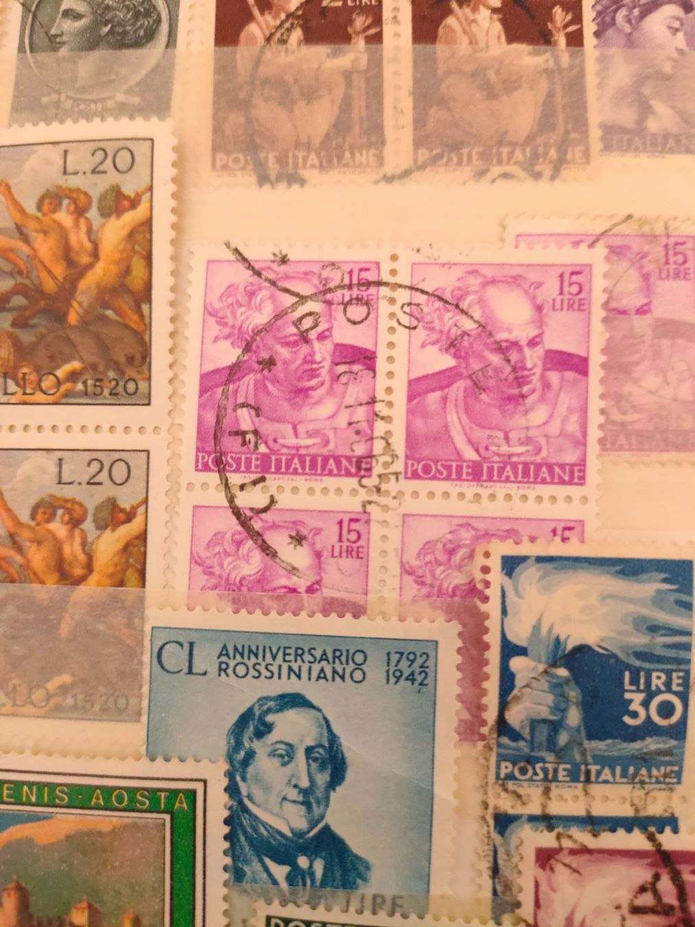 Alle Briefmarken: Briefmarkensammlung Italien, – Gebraucht aus matten b. interlaken von jfran17 7