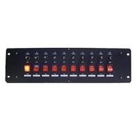 10fach Schaltpanel mit offener Rückseite