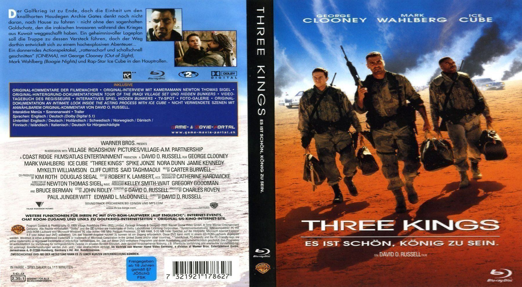 Tutti i DVDs: THREE KINGS - George Clooney – Usato da THERWIL venduto da Fcbbasel