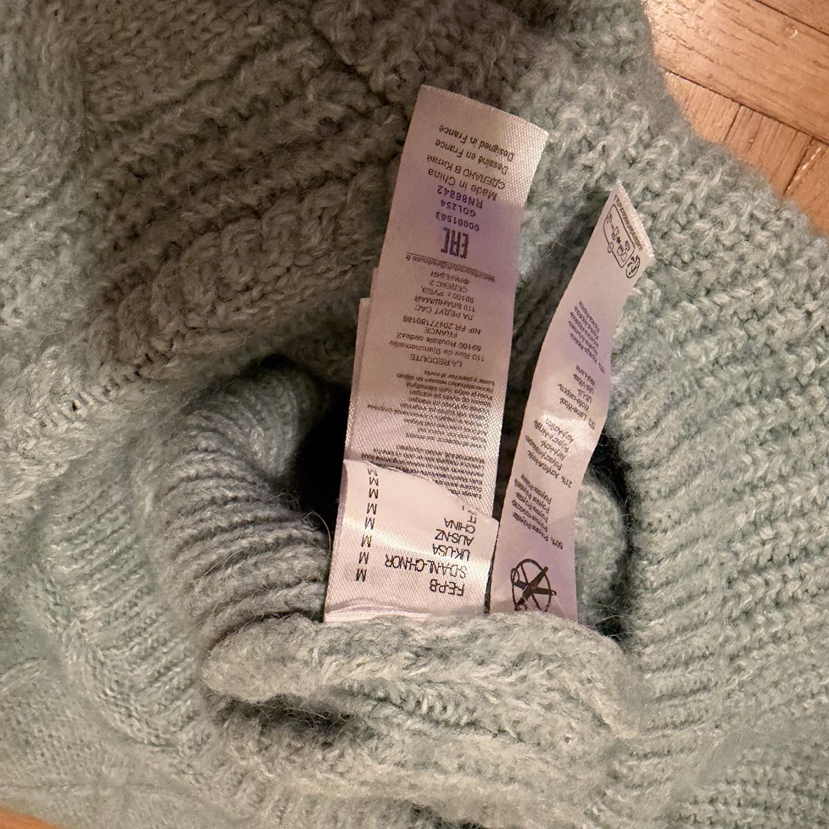 La Redoute Maglioni & Felpe: Pull en maille torsadée La Redoute bleu taille M – Nuovo (secondo la descrizione) da Ecublens VD venduto da Alan2026 2