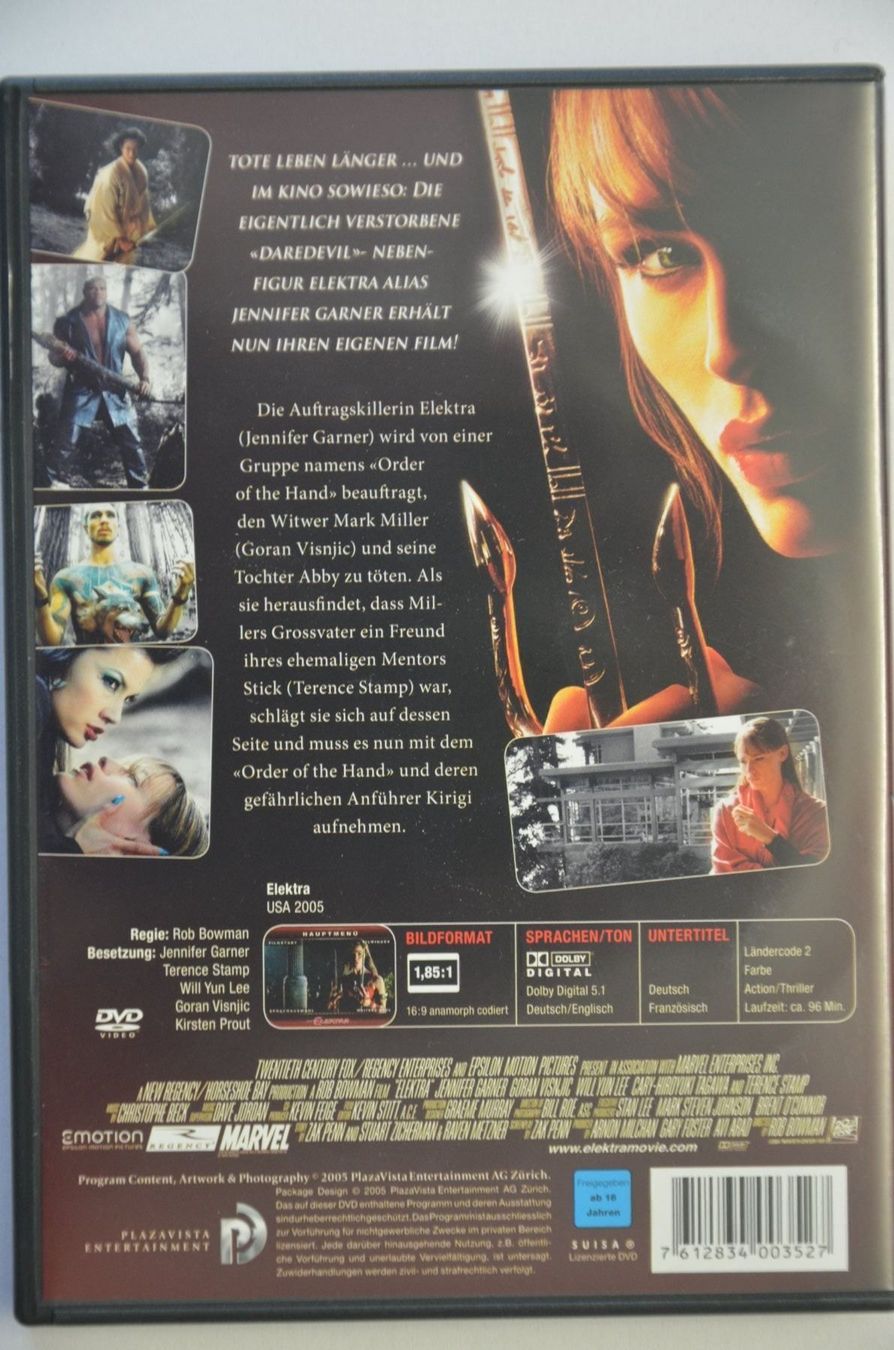 Tutti i DVDs: Elektra – Nuovo (secondo la descrizione) da Wetzikon ZH venduto da bausie 1