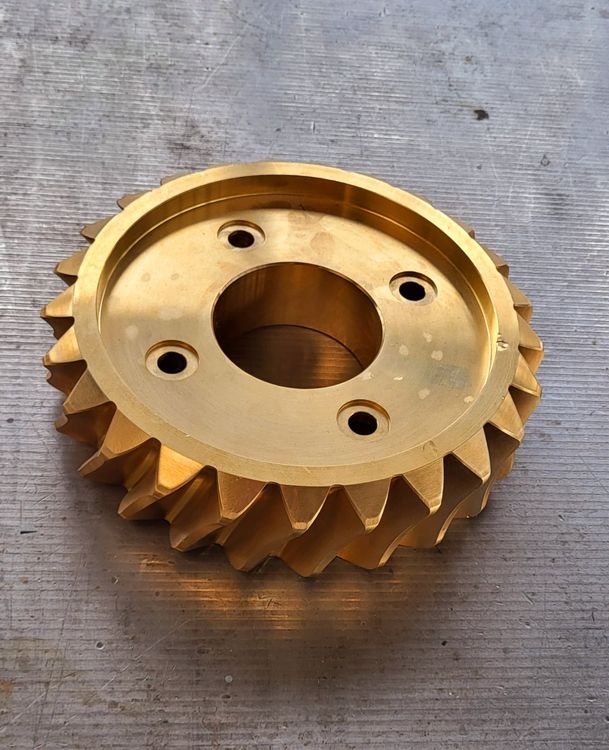 Messingzahnrad 5er Set - 0,4 Modul 17 Zähne Für Modellbau Und Motoren