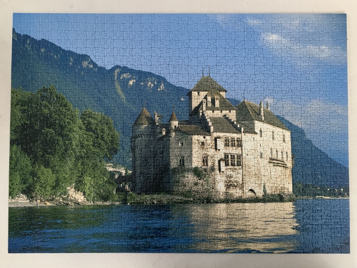 Ravensburger Puzzles: Ravensburger Puzzle Schloss Chillon 1000 Teile – Gebraucht aus Thun von Chrabu 1