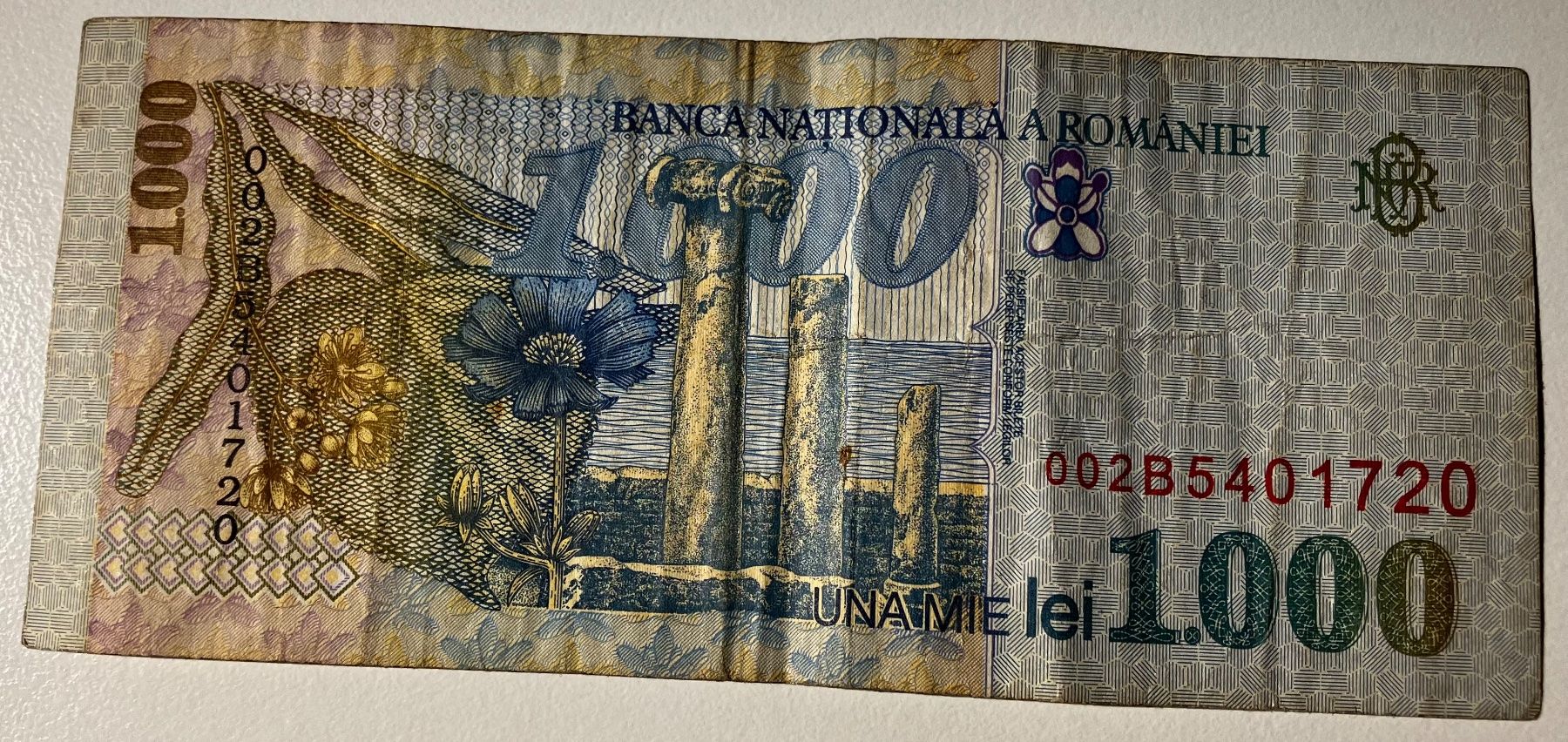 Banconote: Rumänien 1000 Lei 1998 – Usato da Algetshausen venduto da Carrhard 1