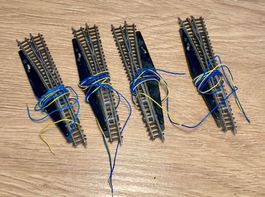 Märklin Z Weichen Set 4-teilig 3x links 1x rechts