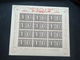 1943 Jubiläumsblock Luxusblatt **  (A612)