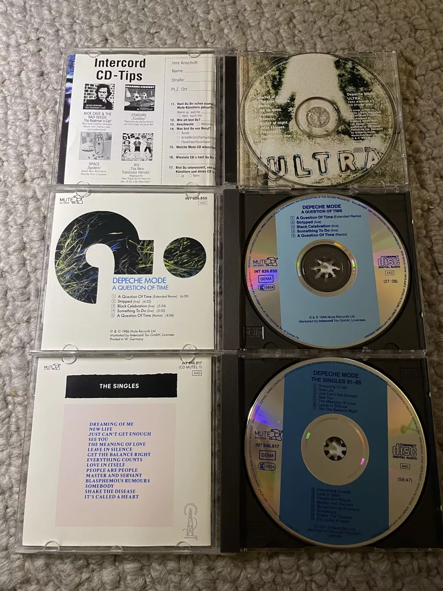 CDs: 3x Depeche Mode  – Gebraucht aus Reinach AG von trigger7811 1