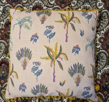 Baumwoll-Kissen 'Chamae' mit Quasten von Riva Home