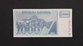 Slowenien 1000 Tolarjev 1992 Unc