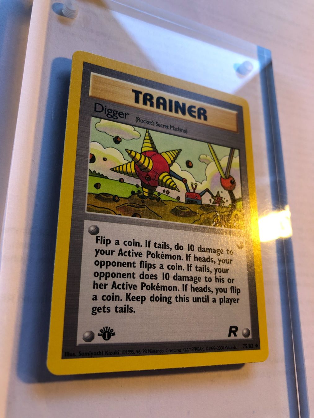 Sammelbilder & Trading cards: Digger 1st (unc.) Team Rocket - MINT - ab 1.- – Gebraucht aus Giubiasco von dan_pr8b 1