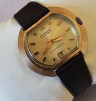 HAMILTON Automatic Vergoldet Swiss Made Elegante Damenuhr