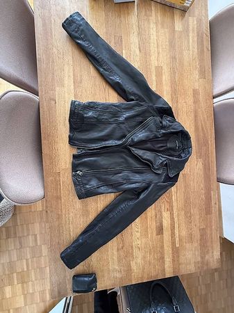 Marc OPolo Lederjacke schwarz  Grösse M/L
