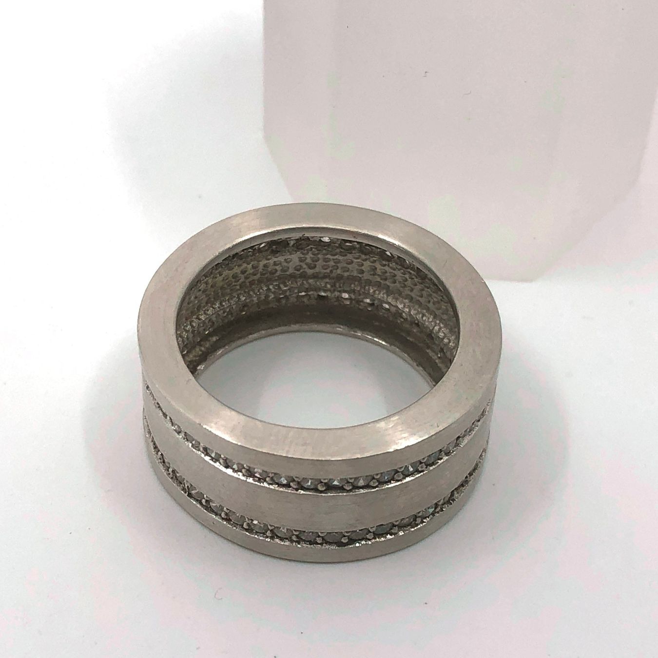 Anelli: Ring Silber 925 mit vielen Steinen – Usato da Basel venduto da Tiabeanie 2