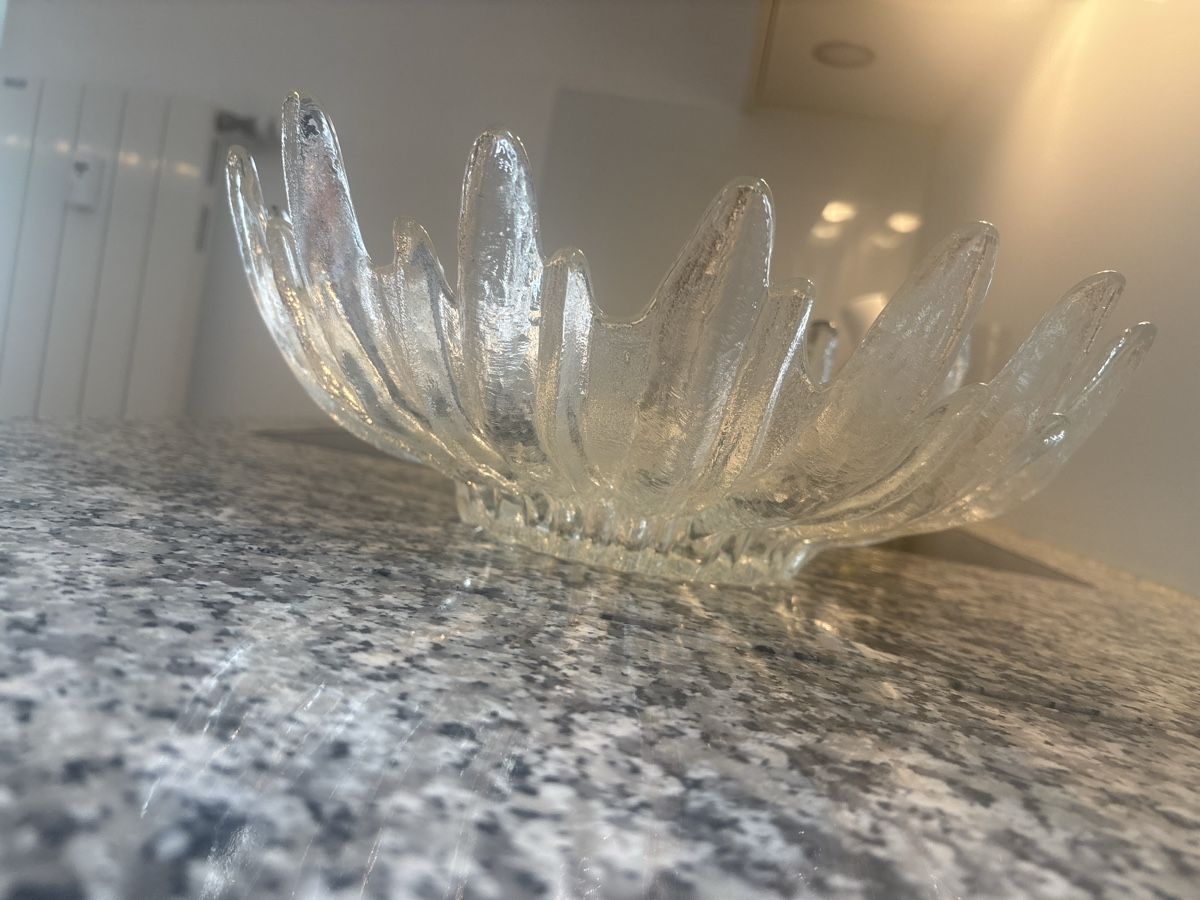 Bicchieri: Schöne Glasschale im Blumendesign – Usato da rheineck venduto da Neshi06 7
