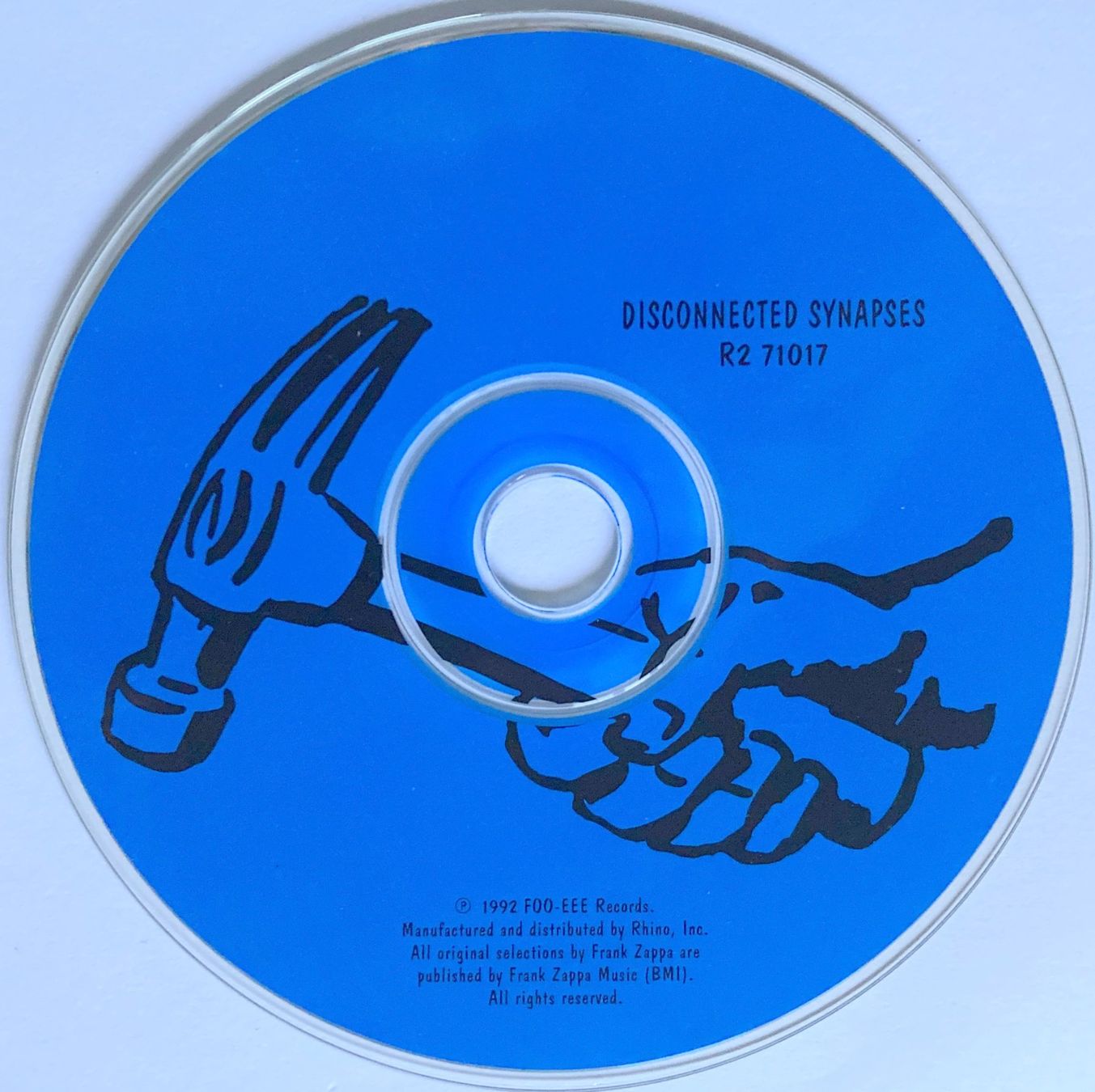 CDs: FRANK ZAPPA - DISCONNECTED SYNAPSES – D'occasion à Bottens par hotter-than-hell 2