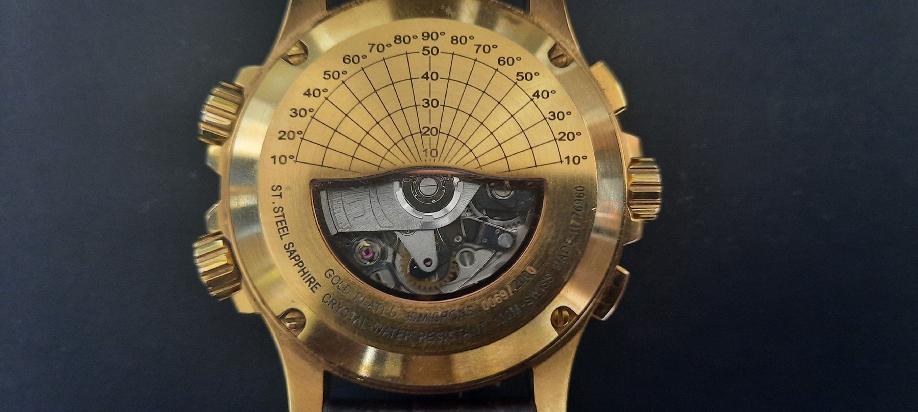 Hamilton Orologi: Hamilton Khaki Aviation X-Wind Automatic Rose Gold / Schwarz – Usato da Bettlach venduto da FredMarti13 6