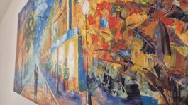 Gemälde (Paar auf Strasse)