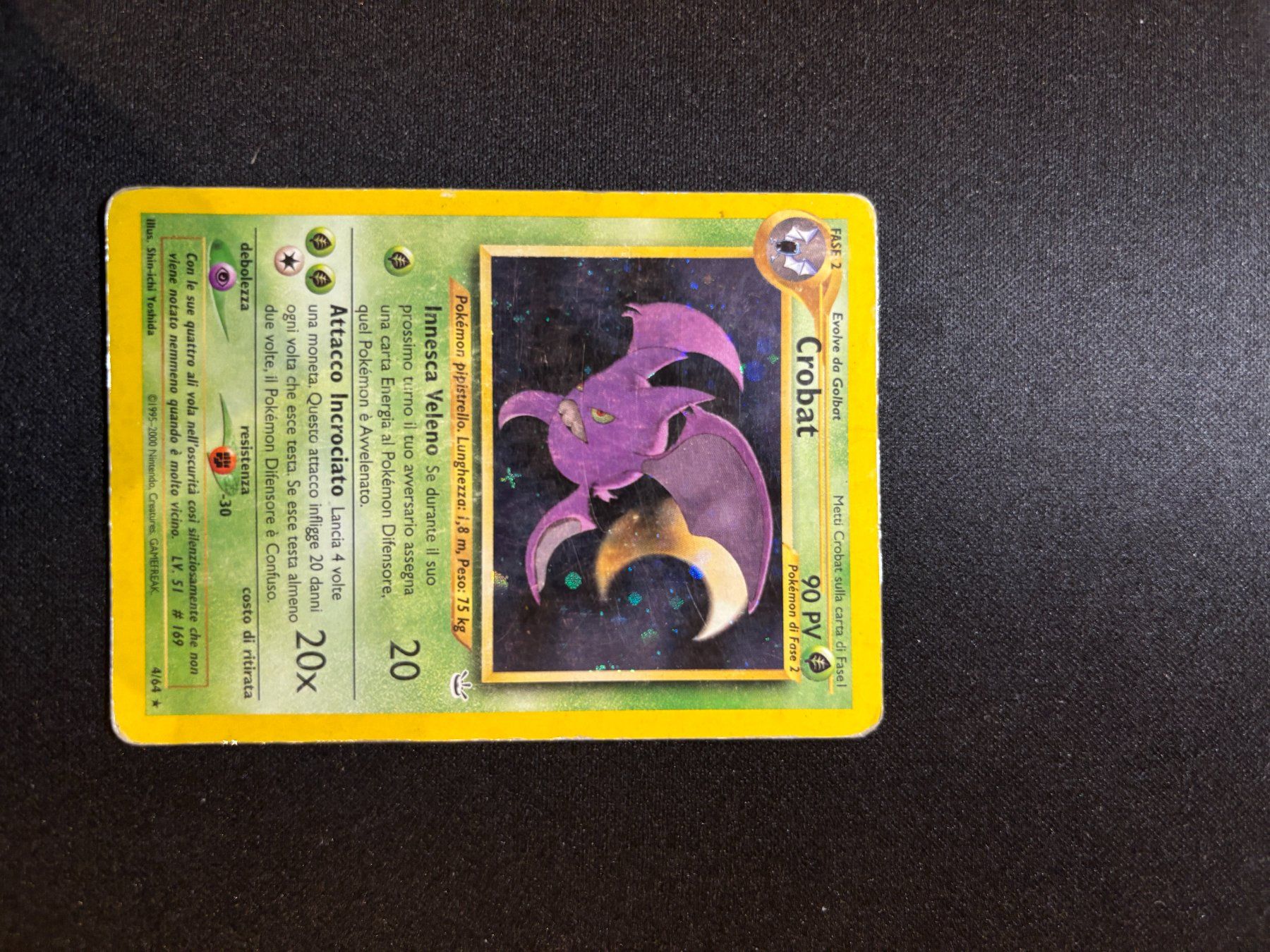 Pokémon Sammelbilder & Trading cards: Pokémon - Crobat - (4/64) – Gebraucht aus Ambrì von Luk_wnr7