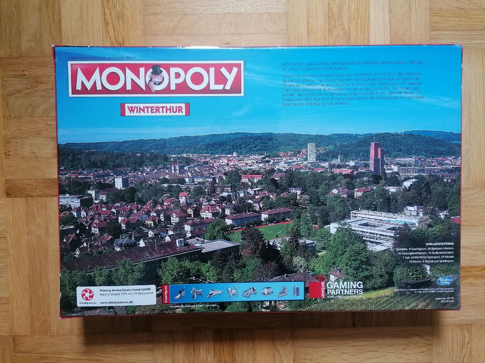 Hasbro Giochi: Monopoly Winterthur, neu und originalverpackt! – Nuovo e nell'imballaggio originale da Zürich venduto da Kassandra2 1
