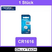 Renata CR1616 Lithium Knopfzellenbatterie - 1 Stk.