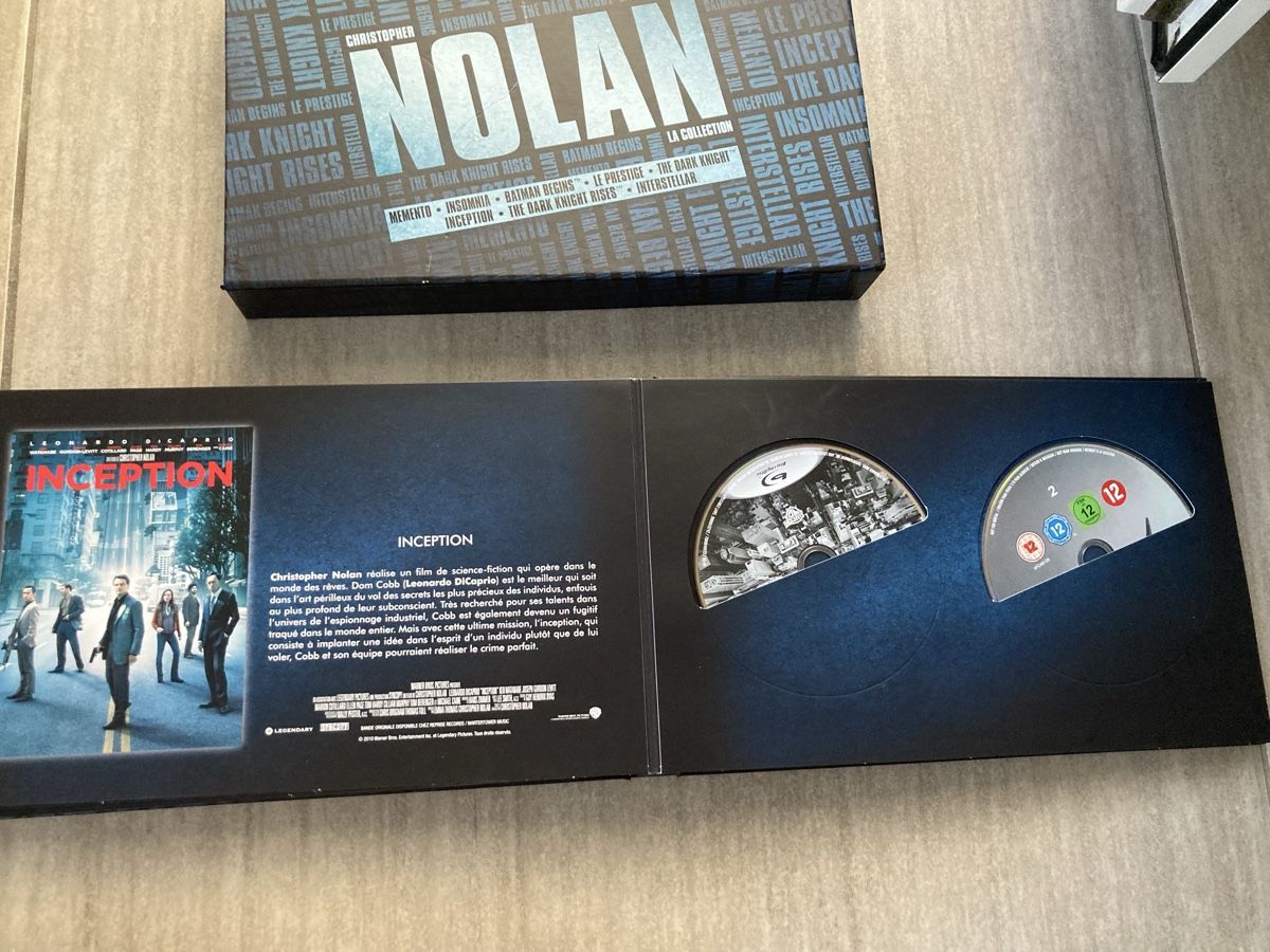Tutti i DVDs: Coffret Christopher Nolan l’intégrale  – Nuovo (secondo la descrizione) da Fully venduto da luc_k2mq 7