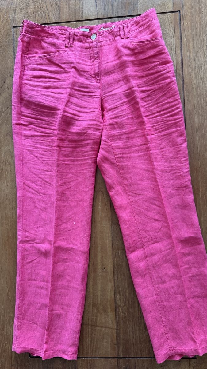 Brax Pantaloni: Brax Leinenhosen Rosa 44 – Usato da Zollikon venduto da rose59 2