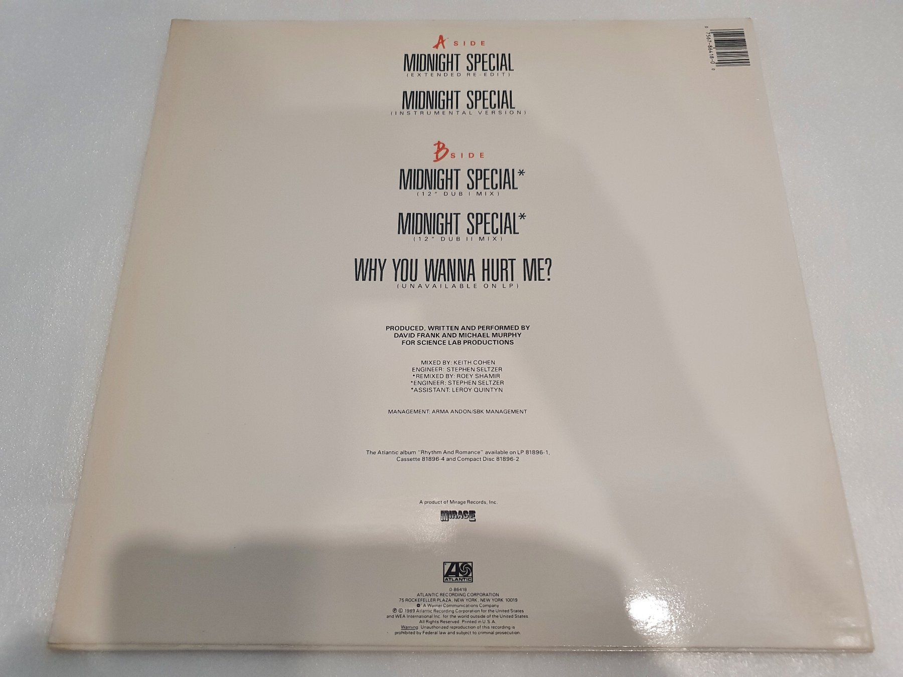 Schallplatten: The System – Midnight Special (Single, Synth-pop) – Gebraucht aus Uster von Vinyl-Leidenschaft 1