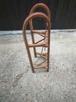 Holz Schlitten "Bobs" alt mit Zugseil gebraucht