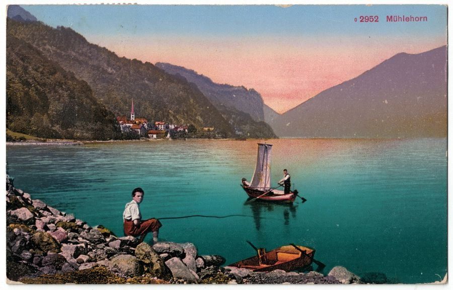 Cartoline postali: Mühlehorn, gelaufen 1914 – Usato da Frauenfeld venduto da POML