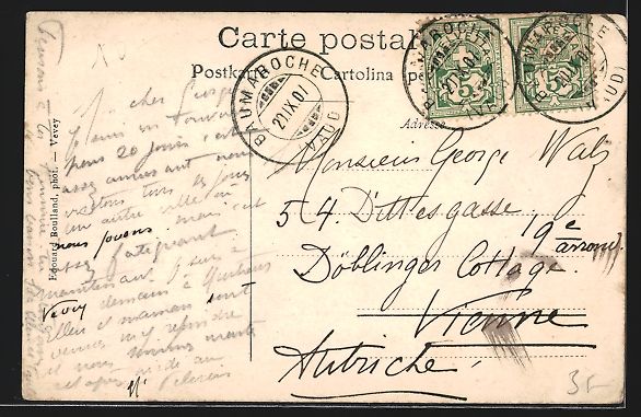 Cartes postales: AK Baumaroche, Mer de brouillards, 1907 – D'occasion à Berlin par bartko-reher 1