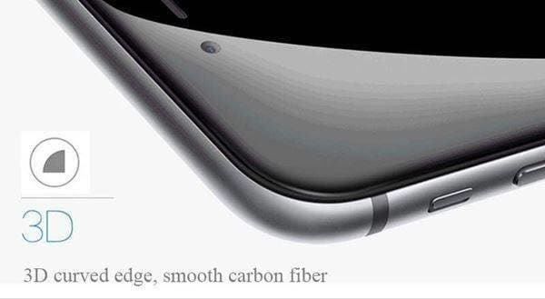 Cover & Protezioni schermo: 3D Carbon Faser Panzerglas iPhone 6 Plus – Nuovo e nell'imballaggio originale da Zürich venduto da Store-247 2