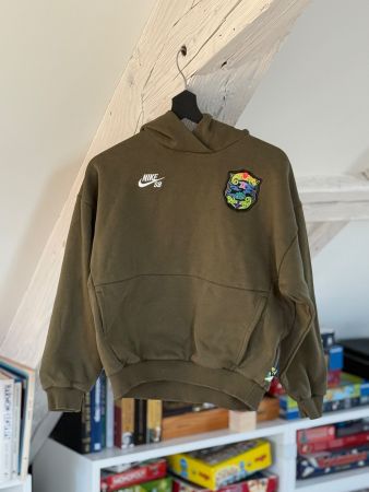 Kinder Nike SB Hoodie, Khaki, Grösse M / 9-11