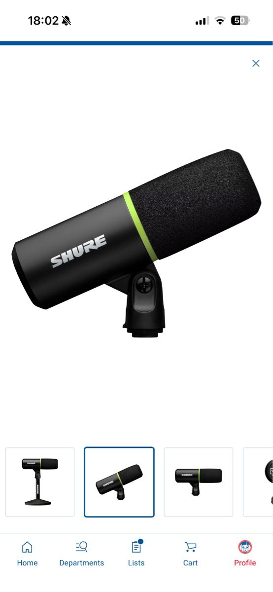Shure Microphones: 2x Shure MV6 Mikrofone inkl. Ständer – Neuf (Voir description) à Winterthur par chr_k8bc