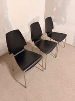 Ikea Vilmar Stuhl in schwarz, stapelbar