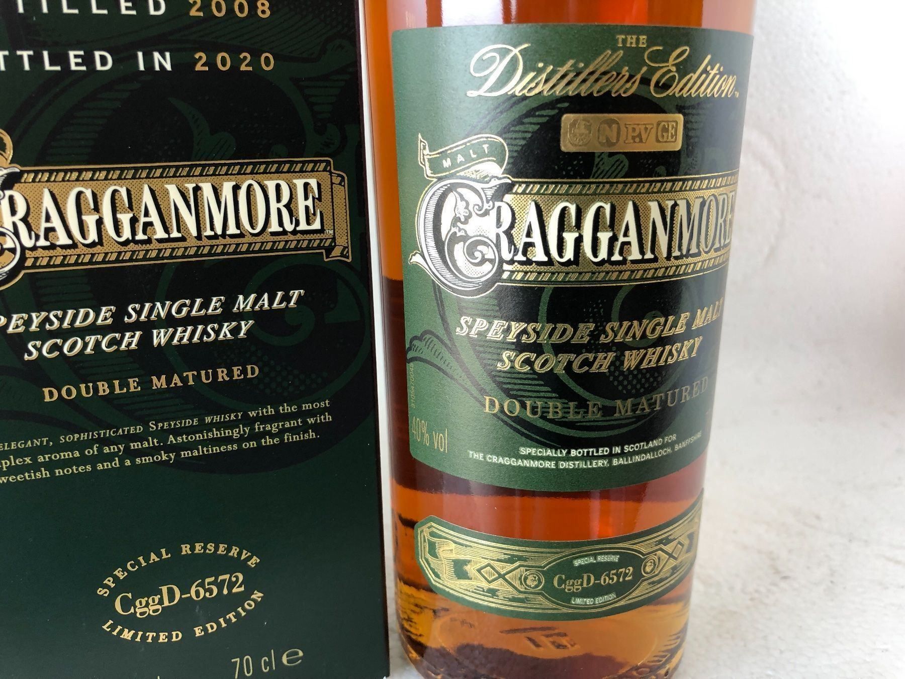 Bevande alcoliche: 1 Flasche Cragganmore Single Malt 2008... – Nuovo e nell'imballaggio originale da Wöschnau venduto da Vinsale 2