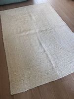 Teppich cremeweiss, 160 x 230 cm, aus Jute 