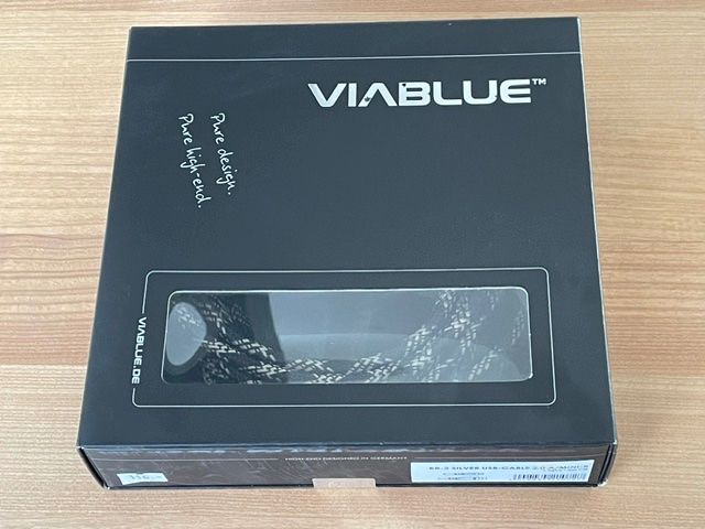 Viablue Kabel: ViaBlue KR-2 Silver USB Cable 2.0 - A/Mini-B - 5 Meter – Neu und originalverpackt aus Fahrwangen von Swirl2