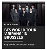 1x BTS Arirang World Tour Sitzplatz in Brüssel (01.07.2026)