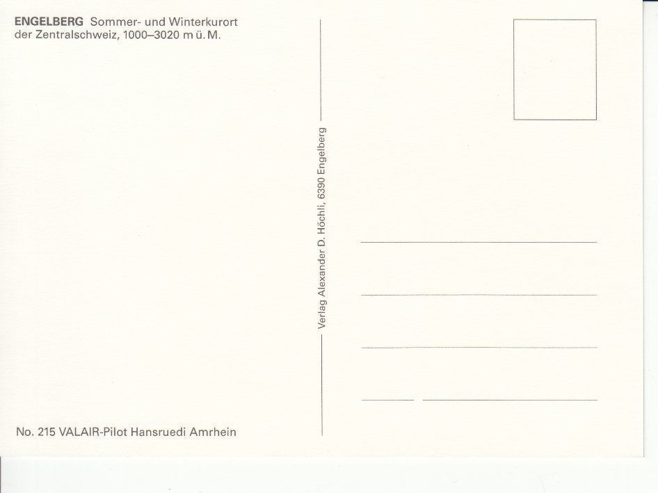 Cartoline postali: Engelberg um 1995 – Usato da Bürglen TG venduto da StampGraf 1