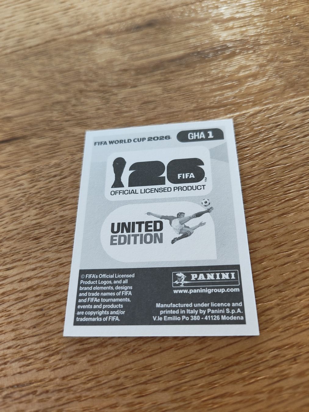Panini Sammelbilder & Trading cards: Panini Wm 2026 Gha 1 – Neu (gemäss Beschreibung) aus Lieli von Maholo 1