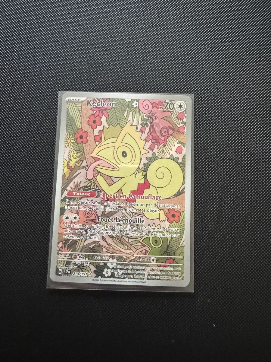 Pokémon Sammelbilder & Trading cards: Kecleon 213/191 NM FR AR SSP carte Pokémon – Neu und originalverpackt aus Courtepin von cr7_jk98