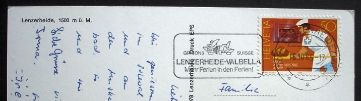 Ansichtskarten: LENZERHEIDE Postauto – Gebraucht aus Jona von philajona 1