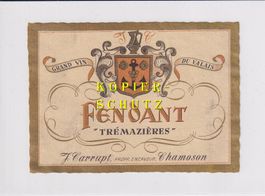 Etikette - Fendant "Trémazières" /bd
