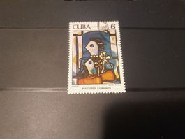 Timbre rare Cuba - Peintres Cubains Amelio Peláez 6 🇨🇺
