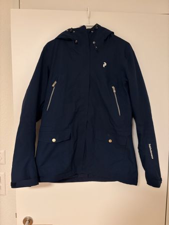 Damen Skijacke Peak Performance Grösse L dunkelblau